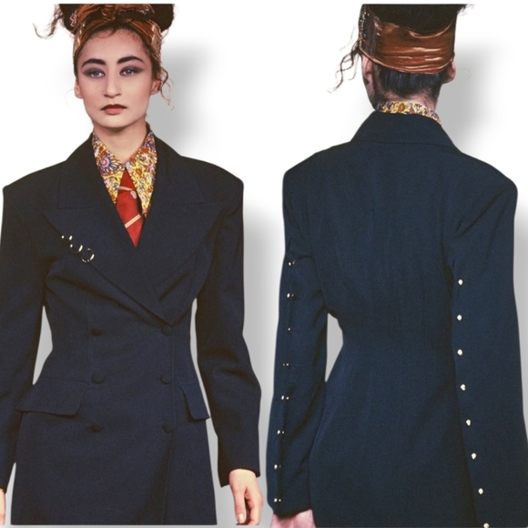 Philipp Plein Jackets & Blazers - John Galliano Plein Sud 1990 S/S Les Gitans Runway Vintage Wool Blazer Jacket